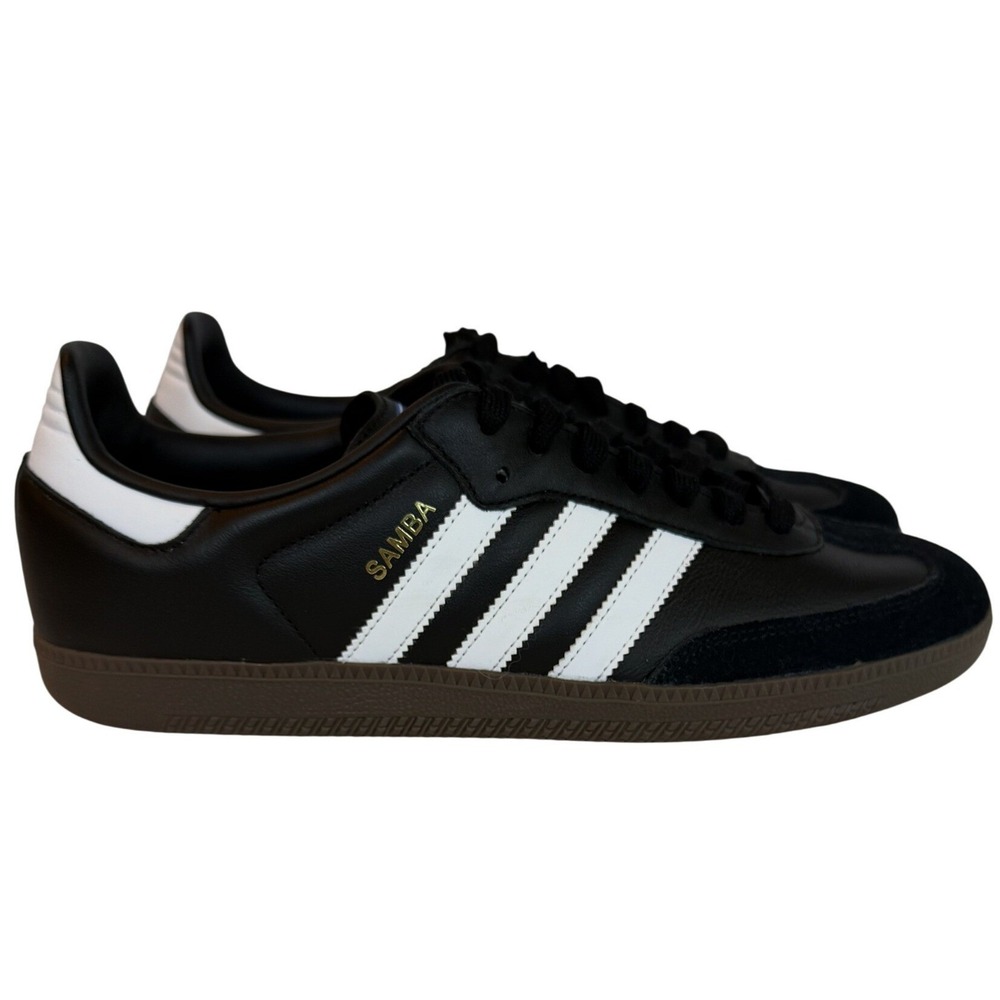 Adidas Samba OG Black White Gum Sole Mens Sneakers B75807 Size 10.5 NWB